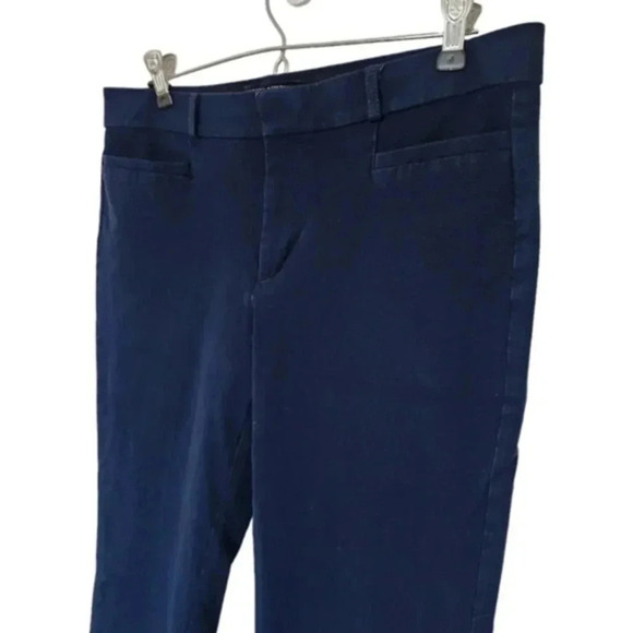 Banana Republic Sloan Pant Slim Ankle  Maritime Blue Trousers Women's size 8 - Picture 7 of 13